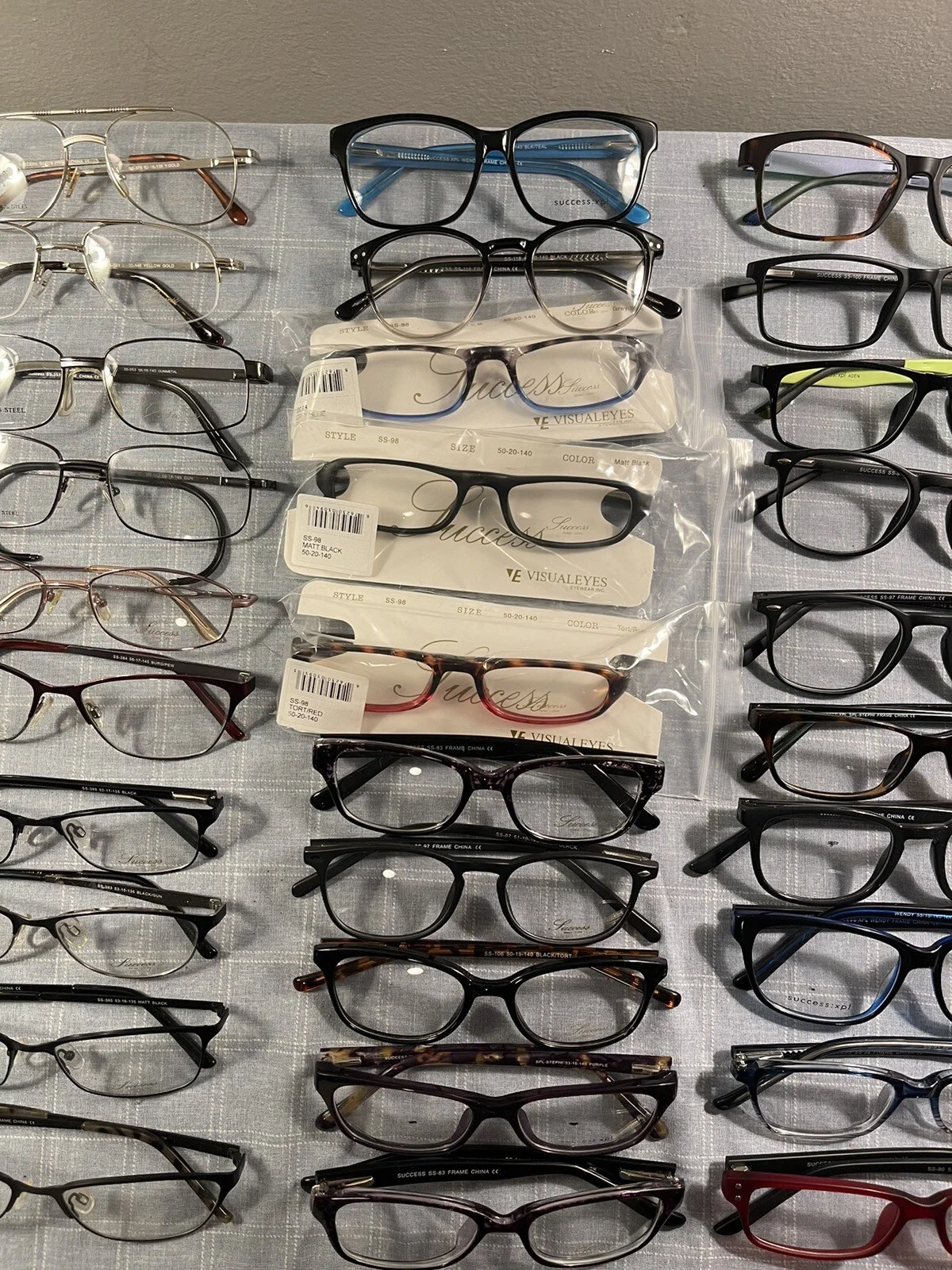 Eyeglass Frames For Men & Women Lot Of 50