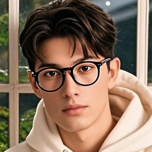 Retro Round Glasses for Men Women Vintage Circle Glasses Frames Costume Cosplay 2